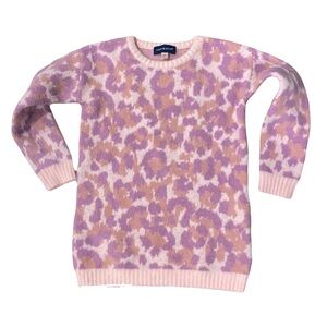Andy & Evan 3T pink animal print sweater